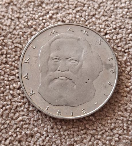 Германия 5 марок, 1983 100 лет со дня смерти Карла Маркса