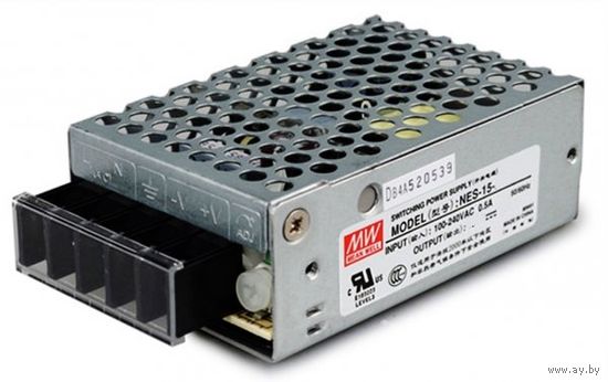 Блок питания Mean Well NES-15-5   (5В,3А,15Вт)