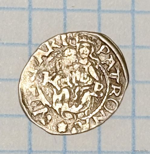 С 1 РУБЛЯ! 1 ДЕНАР ВЕНГРИЯ XVI ВЕКА СЕРЕБРО