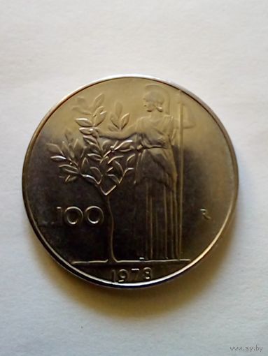 Италия.100 лир 1978 г.