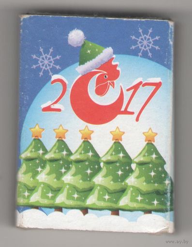Спичечный коробок 2017 Год Петуха. Возможен обмен