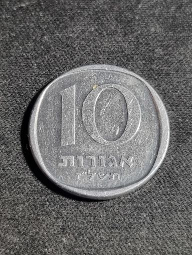 Израиль 10 агорот 1977