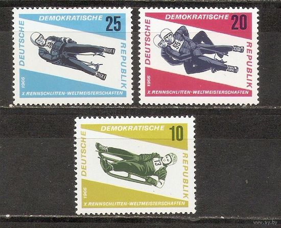 ФФ2 ГДР 1966 Спорт Сани