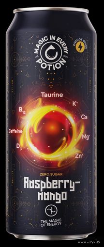Банка от энергетика POTION Raspberry-Mango Малина-Манго 450мл 2026.07.03 (ОБМЕН/ПРОДАЖА/ТОРГ) 1лот=1шт