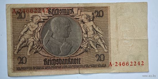 1929 год  Германия 20 марок