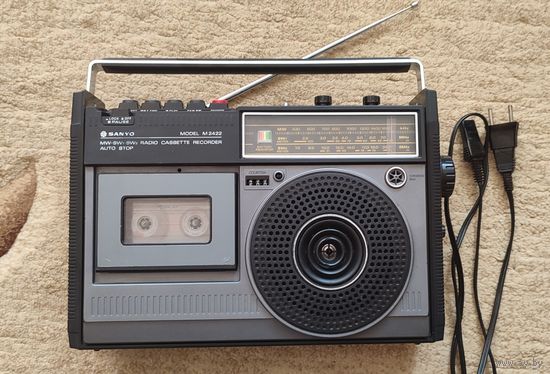Магнитола Sanyo M2422 Japan.Винтаж в коллекцию