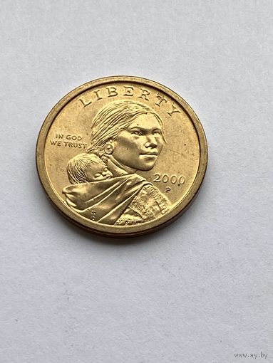 1 доллар США 2000 г., Сакагавея, США