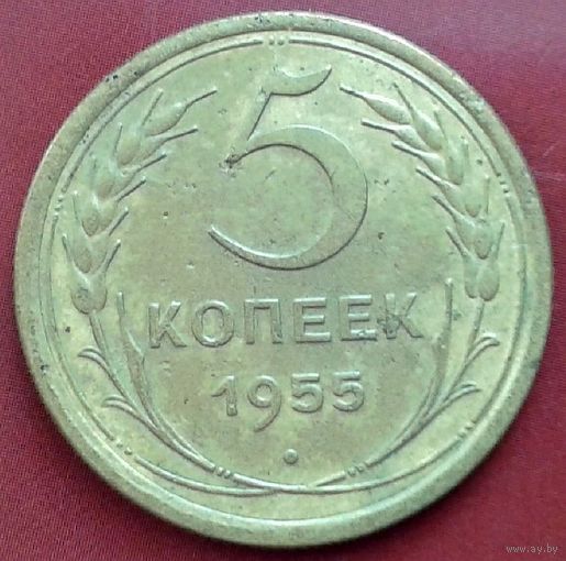 5 копеек 1955 года.