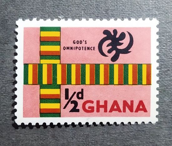 Марка Гана 1961 год Национальные символы