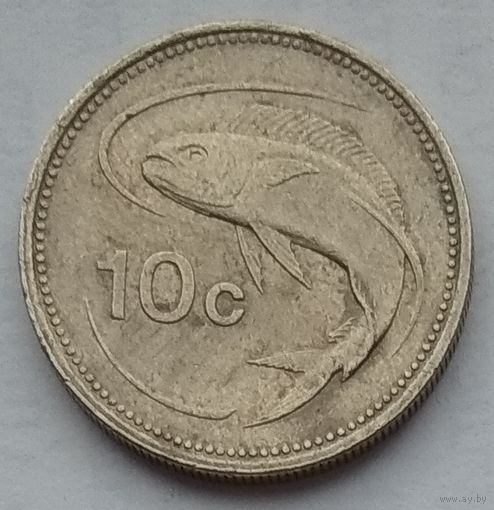 Мальта 10 центов 1995 г.