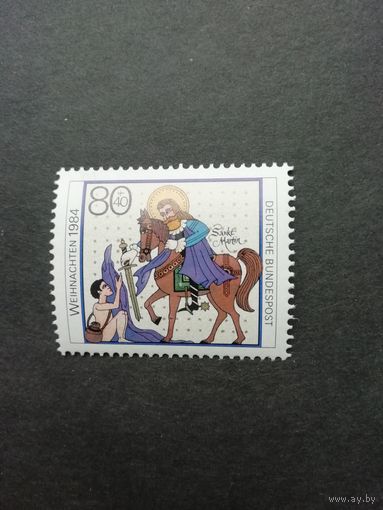 ФРГ 1984 Марка "Рождество" (чистая**) Mi:1233 каталог 1.80 евро
