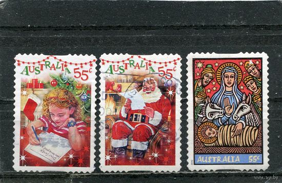 Австралия. Рождество 2010, самоклейка