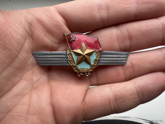 Значок. Сверхсрочник ВС СССР. тяжелый