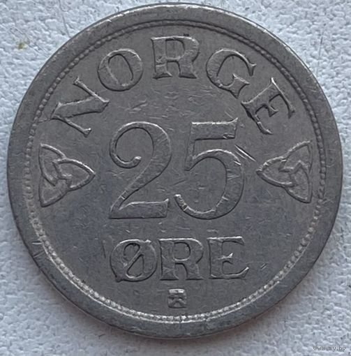 Норвегия 25 эре 1956 г.