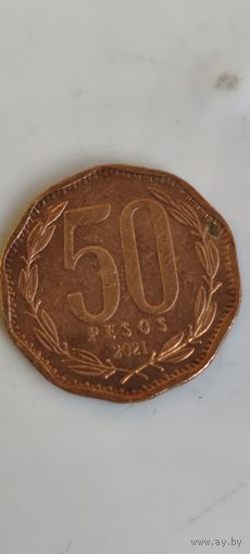 Чили 50 песос 2021