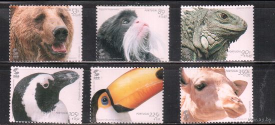 Португалия-2001(Мих.2520-2525)  ** ,  Фауна  (полная серия)