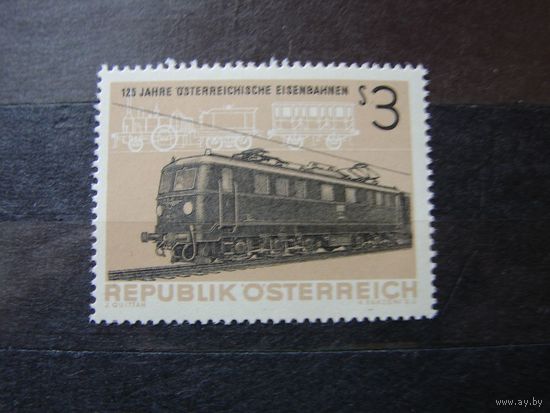 Транспорт Железная дорога Паровозы Поезда Электровозы 1962 Австрия 1м **(КАЛ