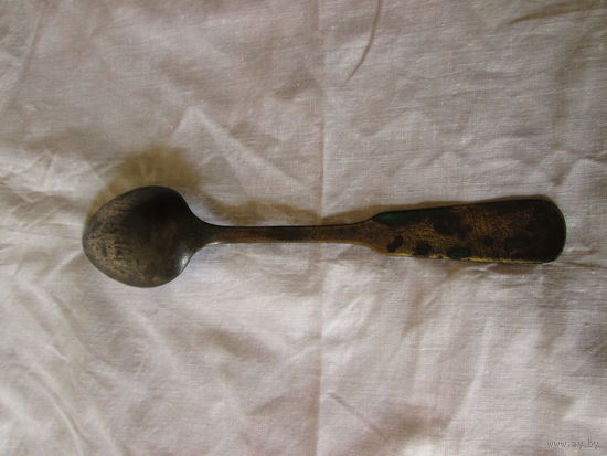 Ложка старинная,Бронзовая, клеймо,