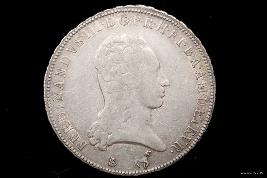 Талер (франческоне) 1796 г. Тоскана (Италия), Фердинанд III. Кабинетная патина, пореже!