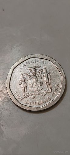 Ямайка 5 доллар 1996