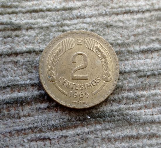 Werty71 Чили 2 сентесимо 1965 Кондор птица