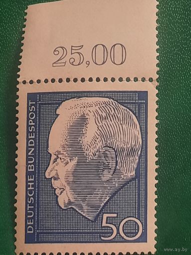 ФРГ 1967. Генрих Либке