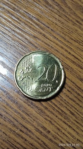 Нидерланды 20 евроцентов 2023