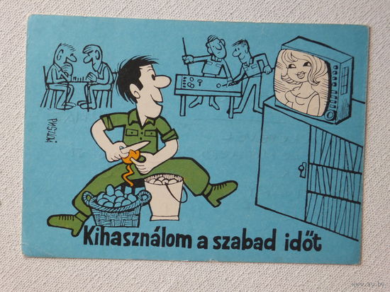 Юмор Венгрия 1981  10х15 см