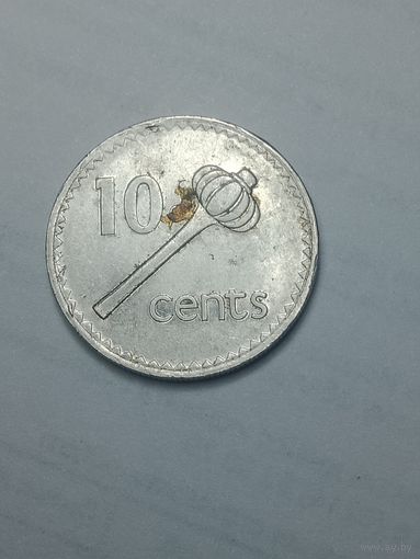 Фиджи 10 центов 1990 года .