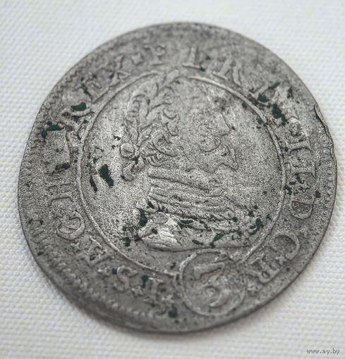 3 крейцера 1628 год., Австрия. Фердинанд II.(1619 - 1637).