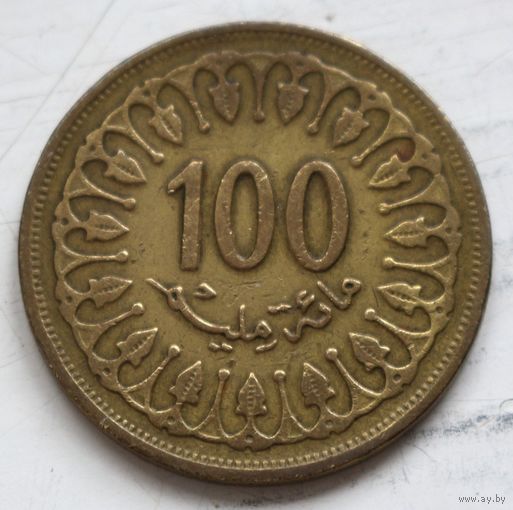 Тунис 100 миллимов 1983 год