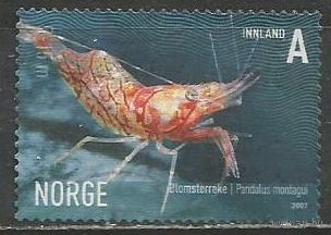 Норвегия. Красная креветка. 2007г. Mi#1625.