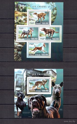 Того 2014 Фауна собаки - 1 лист + 1 блок MNH**