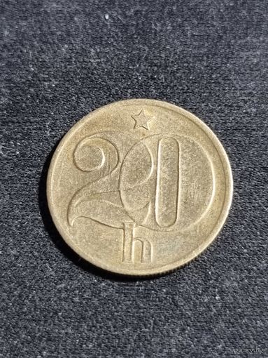 Чехословакия 20 геллеров 1975