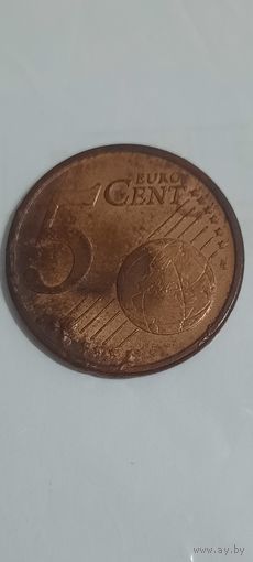 Италия 5 евроцентов 2002