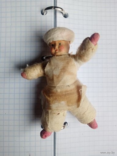 Ёлочная игрушка Поварёнок вата ссср