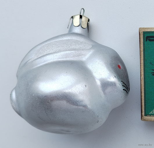 Ёлочная игрушка. Заяц.