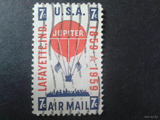 США 1959 баллонная почта