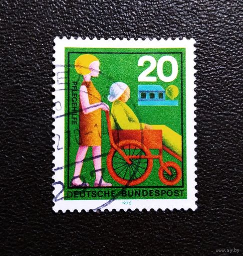 Марка Германия 1970 год