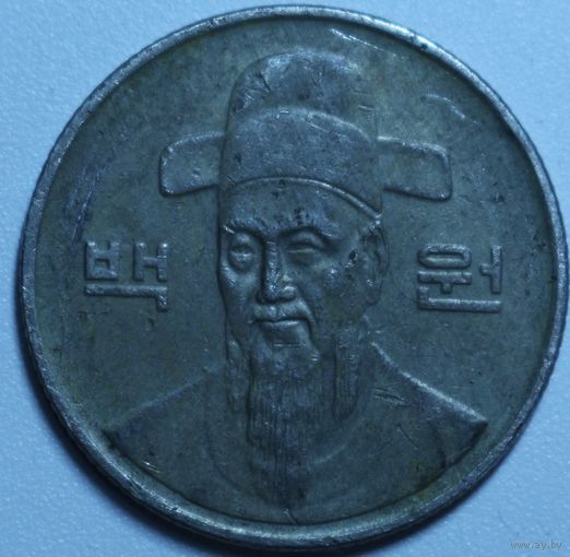 Южная Корея, 100 вон, 1992 год