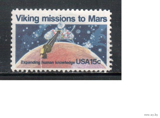 США-1978, (Мих.1356) , гаш.  ,  Космос, ,(одиночка)