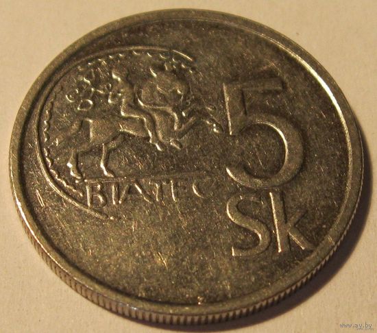 Словакия 5 крон 1993