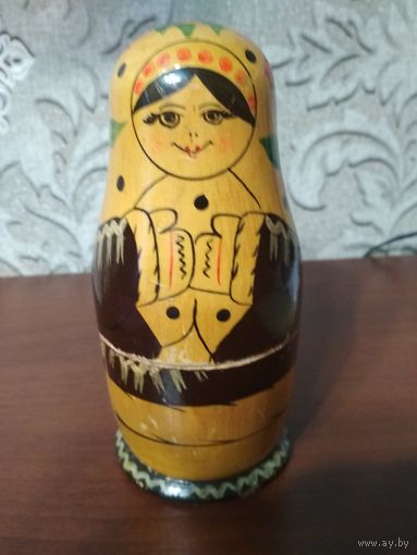 МАтрешка 1 шт,дерево,СССР