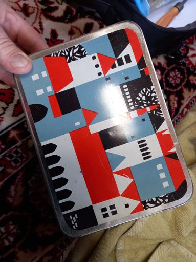 Коробка жестяная Таллин СССР отл.состояние