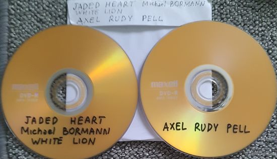 DVD MP3 дискография JADED HEART, Michael BORMANN, WHITE LION, AXEL RUDY PELL - 2 DVD