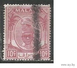 Малайские штаты(Перак). Султан  Иззудин Шах. 1950г. Mi#89.