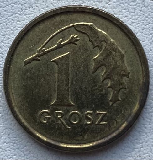 Польша 1 грош 2015 г.