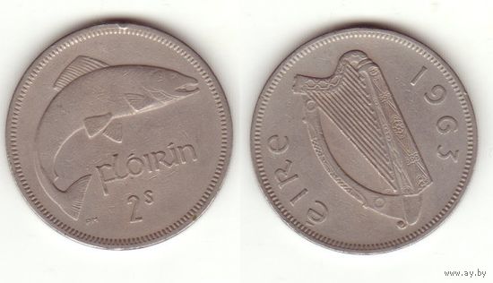 1 флорин (2 шиллинга) 1963 г.