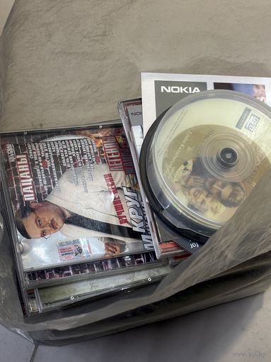 Музыкальные компакт диски около 50шт с 1 РУБЛЯ