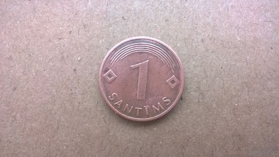 Латвия 1 сантим, 2003г.